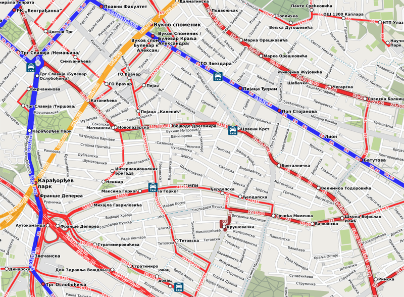 Увоз линија јавног превоза у OpenStreetMap